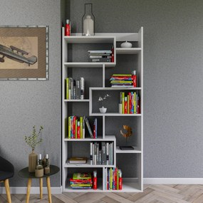 Βιβλιοθήκη Λευκό FLABRO 90x22x182