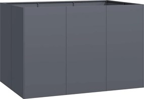 vidaXL Ζαρντινιέρα Ανθρακί 120x80x80 εκ. από Χάλυβα