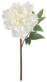 Artekko Artekko Faux Λευκή Τεχνητή Πλαστική Παιώνια (20.3x12.7x35.6)cm 59997-CGRE