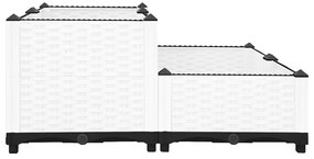 vidaXL Ζαρντινιέρα 80 x 80 x 38 εκ. από Πολυπροπυλένιο