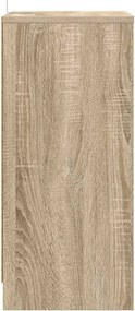 vidaXL Κομοδίνο Δρύς Sonoma 40 x 30 x 467 εκ Επεξεργασμένο ξύλο