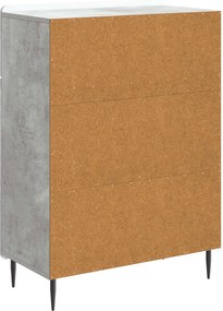 vidaXL Πλαϊνό γραφείο Γκρι Σκυροδέματος 66 x 34,5 x 92 εκ.