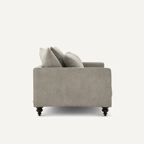 Διθέσιος καναπές compact από βελούδο chenille, Lazare