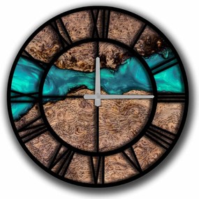 Decorative MDF Clock 5050MS-092 Multicolor