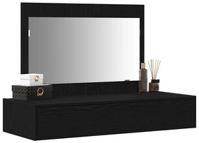 vidaXL Τραπέζι περιποίησης Μαύρο 100 x 40 x 70 εκ. Επεξεργασμένο ξύλο