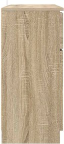 vidaXL Πλαϊνό γραφείο Δρύς Sonoma 100 x 30 x 65,6 Επεξεργασμένο ξύλο