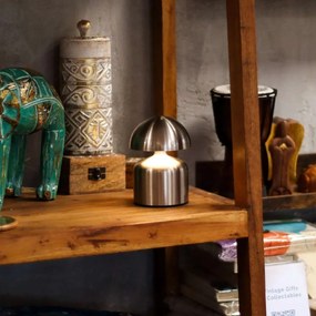 Επιτραπέζιο Διακοσμητικό Φωτιστικό LED Μπαταρίας 15x10cm - Χρυσό