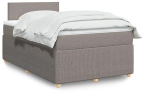 ΚΡΕΒΑΤΙ BOXSPRING ΜΕ ΣΤΡΩΜΑ TAUPE 120X190 ΕΚ. ΥΦΑΣΜΑΤΙΝΟ 3289692