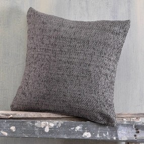 Μαξιλαροθήκη Διακοσμητική Rowen Grey Ρυθμός 40Χ40 Chenille,Cotton,Polyester