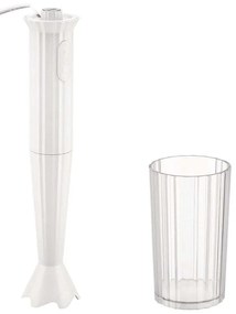 Ραβδομπλέντερ Plissé MDL10 W 7x34cm  White Alessi Plastic