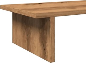 vidaXL Βάση Οθόνης Αρτισιανή Δρυς 100x27x15 εκ. από Επεξ. Ξύλο