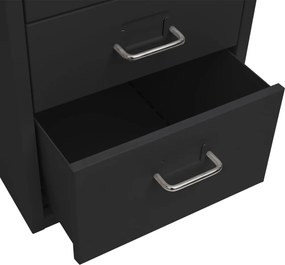 vidaXL Αρχειοθήκη Φορητή Λευκή 28 x 41 x 69 εκ. Μεταλλική