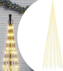 vidaXL Χριστουγεννιάτικο δέντρο LED 3000 LEDs Ζεστό Λευκό 800 εκ.