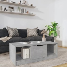 vidaXL Τραπεζάκι Σαλονιού Γκρι Σκυρ. 102x50x36 εκ. Επεξεργ. Ξύλο