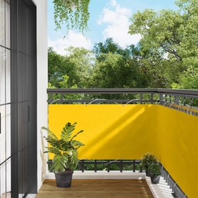 vidaXL Οθόνη Μπαλκονιού Κίτρινο 75 x 200 cm