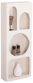ΡΑΦΙΕΡΑ ΤΟΙΧΟΥ ΣΕΙΡΑ SANTORINI HM18069 MDF ΣΕ ΥΠΟΛΕΥΚΟ ΧΡΩΜΑ 47,5x18x120Υεκ. (1 Τεμμάχια)