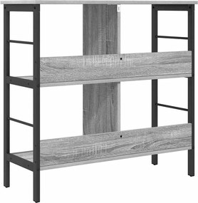 vidaXL Ράφι Βιβλίων 4 επιπέδων 82 x 32 x 79 εκ. Επεξεργασμένο Ξύλο