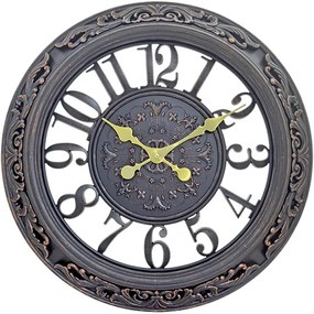 Ρολόι Τοίχου ArteLibre Μαύρο Πλαστικό Φ56cm-14740035