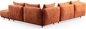 Corner Sofa Floransa - Orange Orange