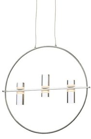 Φωτιστικό Οροφής Led 2835 JNEP12LED53CH 12W 3000Κ 1080lm D53XH173 Chrome Aca Decor Aluminium