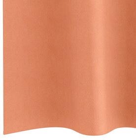 vidaXL Κουρτίνες με κουρτίνες 2 pcs Τερακότα 140 x 140 cm Πολυεστέρας