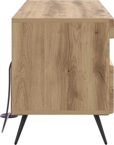 vidaXL Ντουλάπα LED Τηλεόρασης Artisan Δρυς Επεξεργασμένο Ξύλο