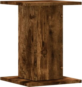 vidaXL Βάσεις Φυτών 2Τεμ. Καπνιστή Δρυς 30x30x40εκ. Επεξεργασμένο Ξύλο