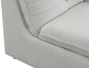 Πολυμορφική πολυθρόνα Riverton L103, Άσπρο, 84x94x94cm, Ταπισερί, Πόδια: Πλαστική ύλη