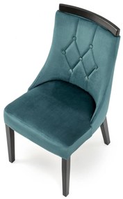 ROYAL chair, black / dark green Monolith 37