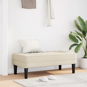 vidaXL Παγκάκι Λινό 113x57x39 εκ