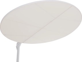 ΟΜΠΡΕΛΑ ΜΕ ΒΑΣΗ ΣΕΙΡΑ CANNOPY HM21285.02 ΑΛΟΥΜΙΝΙΟ &amp; ΓΡΑΝΙΤΗΣ-ΛΕΥΚΟ ΧΡΩΜΑ Φ2,2μ