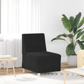 vidaXL Καθίσμα Σαλονιού Μαύρο 55 x 74 x 82 εκ. Βελούδο