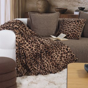 Κουβέρτα Καναπέ Fleece (130x180) Nef-Nef Homeware Cheetar