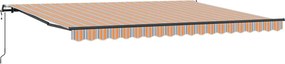 vidaXL Σκηνίτσα Αναδιπλούμενη Πολύχρωμο 450 x 350 εκ