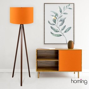 Φωτιστικό Δαπέδου Πορτοκαλί AEDO 38x38x140