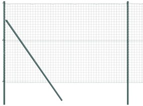 vidaXL Euro Fence με 7 Πόδια 1.6x10 μ Γαλβανισμένος Χάλυβας Πράσινος