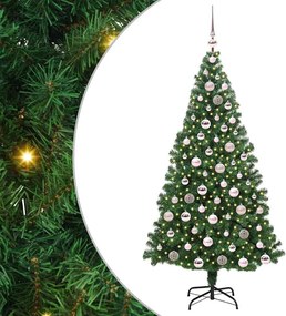 vidaXL Τεχνητό Χριστουγεννιάτικο Δέντρο με 300 LED Πράσινο 180 cm