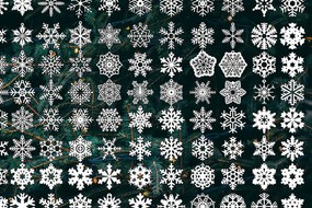 Σετ των 3 Intra απο ξύλο plywood 3mm-4mm πάχος 96 τμχ Χριστουγεννιάτικο Στολίδι Δίασταση 3x3 cm INTRAFABR-84589273