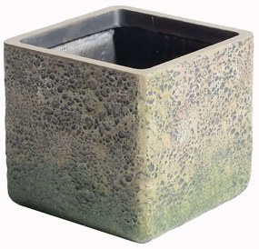 Κασπώ Πήλινο Βρύα C-2840-8 37x37x32cm Grey Supergreens Clay