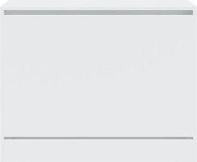 vidaXL Παπουτσοθήκη Λευκή 80x34x63 εκ. από Επεξεργασμένο Ξύλο