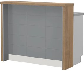 Πάγκος νησίδας Hudson-Μήκος: 120 εκ.-Γκρι-Pacific Walnut