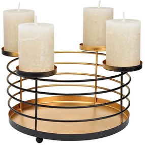 Διακοσμητικό Κηροπήγιο με 4 θέσεις και διαστάσεις 14x32cm