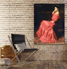 Πίνακας σε καμβά με γυναίκα KNV826 30cm x 40cm