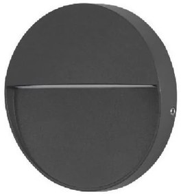 Απλίκα Φωτιστικό Τοίχου Led Αλουμίνιο Nod H11 Φ11 ForLight-PX-0351-BLA-Μαύρο PX-0351-BLA