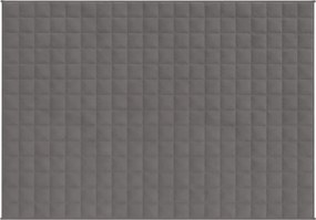 vidaXL Κουβέρτα Βαρύτητας Γκρι 150 x 200 εκ. 7 κ. Υφασμάτινη