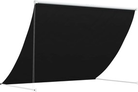 vidaXL Αντιανεμικό Μαύρο 150 x 150 cm