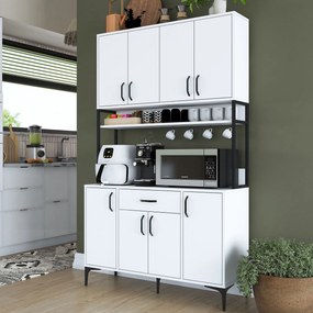Ντουλάπι Λευκό EVEBRO 120x40x198.6