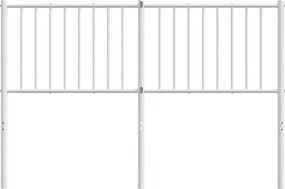 vidaXL Ανταλλακτικό κεφαλάρι Λευκό 135 εκ. Μεταλλικό