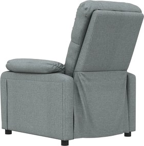 vidaXL Πολυθρόνα Ανακλινόμενη Σκούρο Γκρι Υφασμάτινη