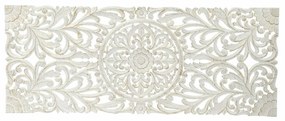 Κεφαλάρι κρεβατιού DKD Home Decor Λευκό Χρυσό Ξύλο Ξύλο MDF 151 x 2 x 60 cm